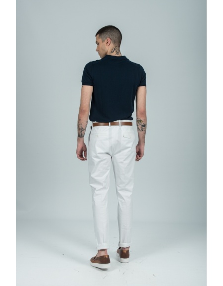 GUARDAROBA chino παντελόνι PPP-101/01 λευκό