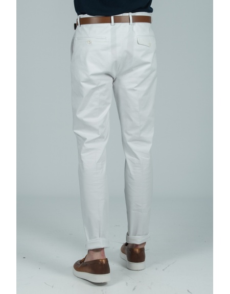 GUARDAROBA chino παντελόνι PPP-101/01 λευκό
