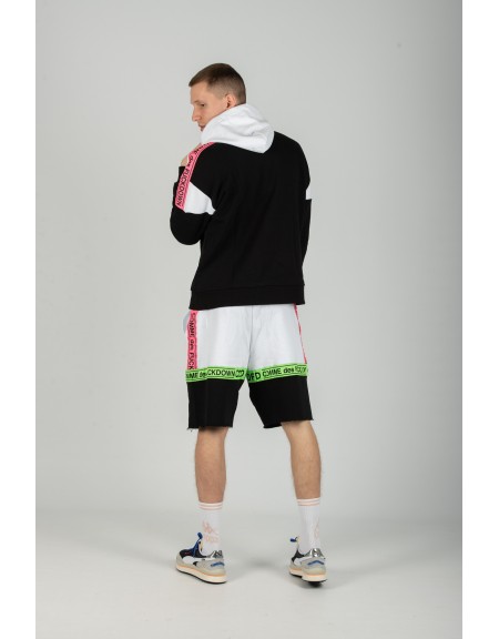COMME DES FUCKDOWN φούτερ CDFU740 white-black COMME DES FUCKDOWN - 7