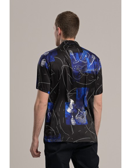 I AM BRIAN shirt CA1280 black-blue I AM BRIAN - 2