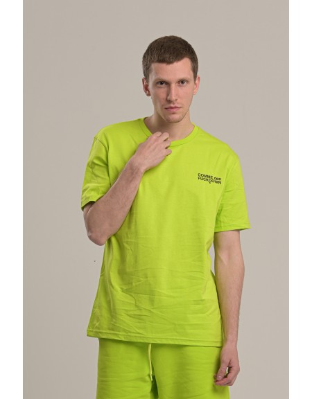 COMME DES FUCKDOWN t-shirt CDFU718 πράσινο COMME DES FUCKDOWN - 1