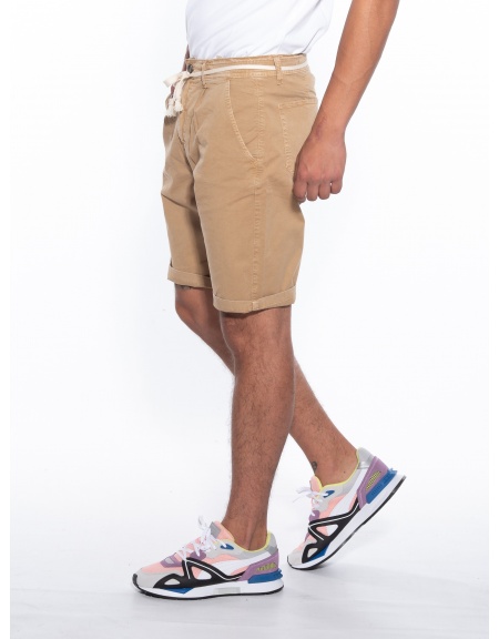 OVER-D Βερμούδα Chino OM700BR Μπεζ OVER-D - 4