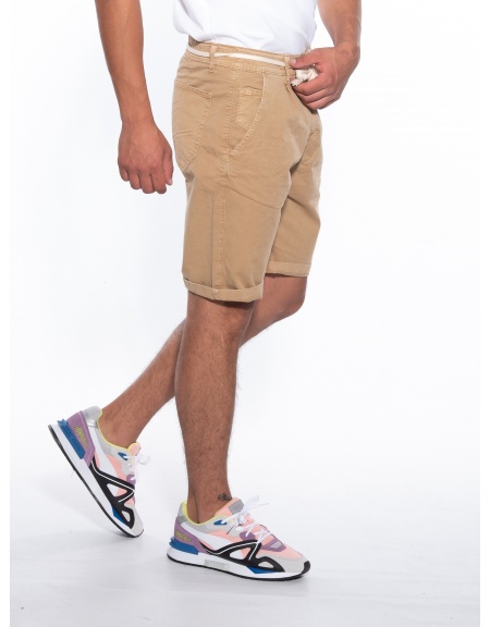 OVER-D Βερμούδα Chino OM700BR Μπεζ OVER-D - 3