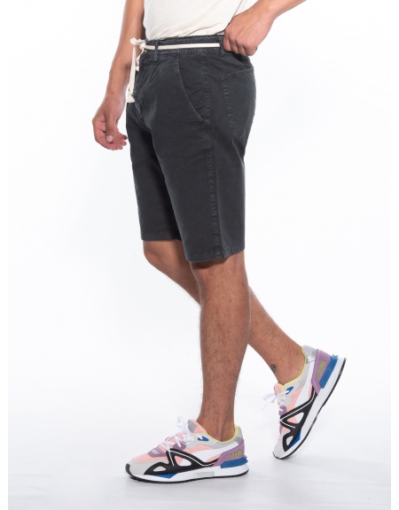 OVER-D Bermuda Chino OM700BR Black OVER-D - 4