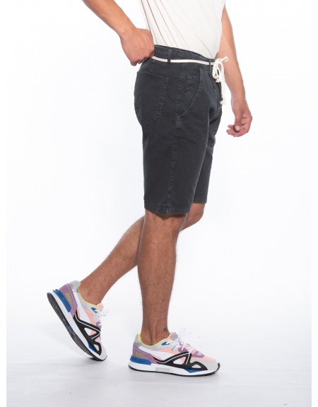 OVER-D Βερμούδα Chino OM700BR Μαύρο OVER-D - 3