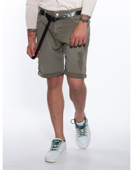 OVER-D Bermuda Jean OM688BR Khaki OVER-D - 1