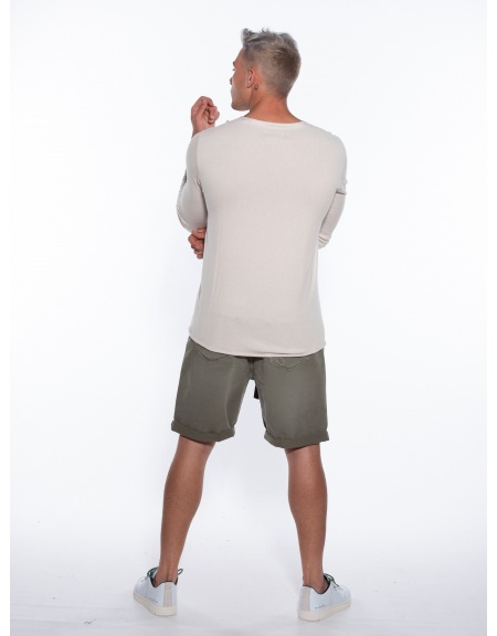 OVER-D Bermuda Jean OM688BR Khaki OVER-D - 7