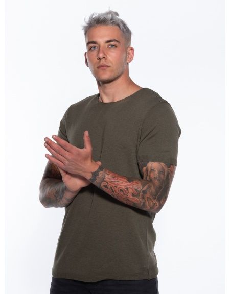 OVER-D T-shirt thread OM621MG Khaki OVER-D - 11