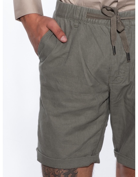 OVER-D Βερμούδα Chino OM624BR Λαδί OVER-D - 5