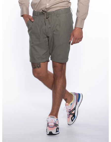 OVER-D Βερμούδα Chino OM624BR Λαδί OVER-D - 1