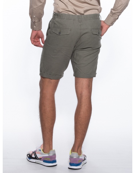 OVER-D Βερμούδα Chino OM624BR Λαδί OVER-D - 2