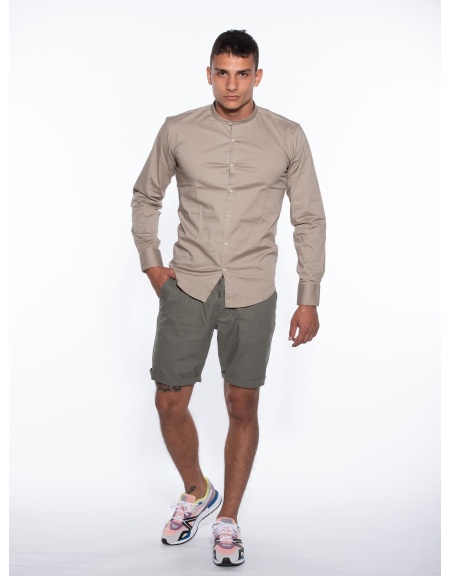OVER-D Βερμούδα Chino OM624BR Λαδί OVER-D - 6