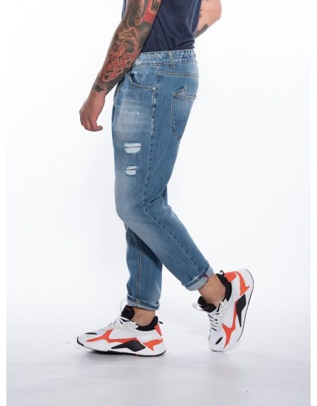 OVER-D Jean Παντελόνι OM259JN Μπλέ OVER-D - 4