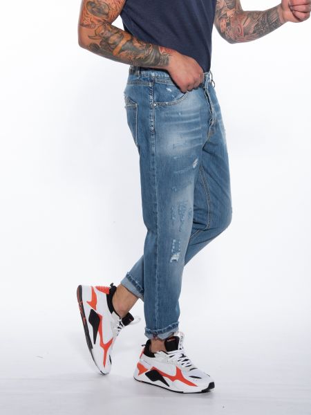 OVER-D Jean Παντελόνι OM259JN Μπλέ OVER-D - 3