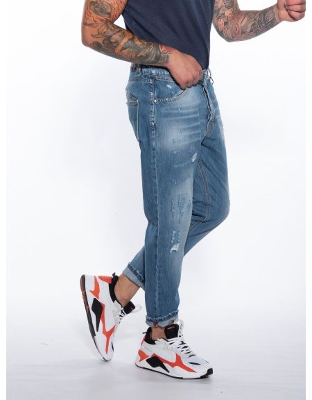 OVER-D Jean Παντελόνι OM259JN Μπλέ OVER-D - 3