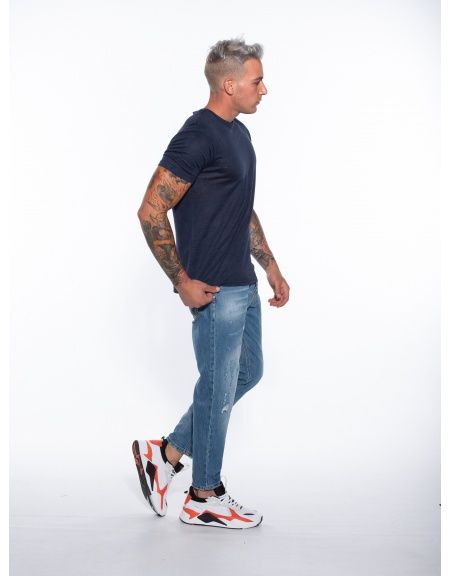 OVER-D Jean Παντελόνι OM259JN Μπλέ OVER-D - 8