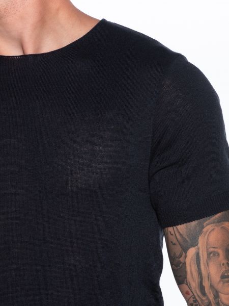 OVER-D T-shirt νημάτινο OM621MG Μπλε OVER-D - 5