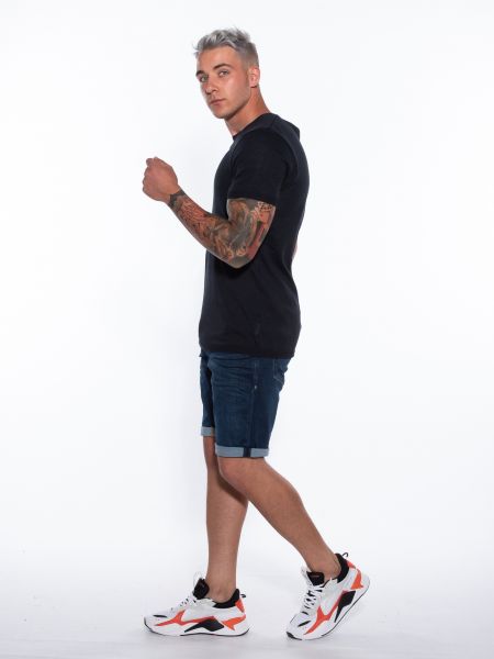 OVER-D T-shirt νημάτινο OM621MG Μπλε OVER-D - 9