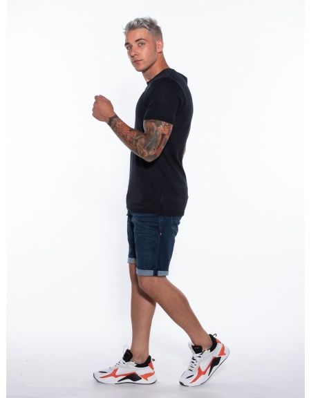 OVER-D T-shirt νημάτινο OM621MG Μπλε OVER-D - 9