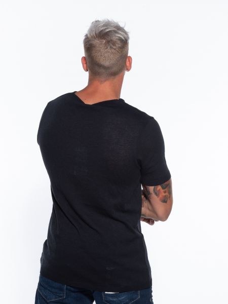 OVER-D T-shirt νημάτινο OM621MG Μπλε OVER-D - 2