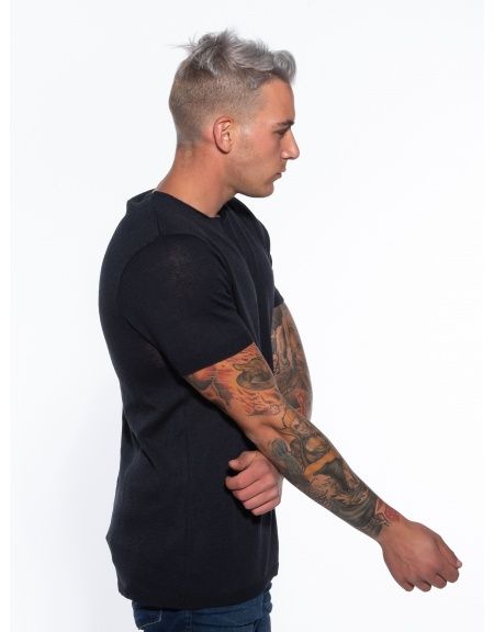 OVER-D T-shirt νημάτινο OM621MG Μπλε OVER-D - 3