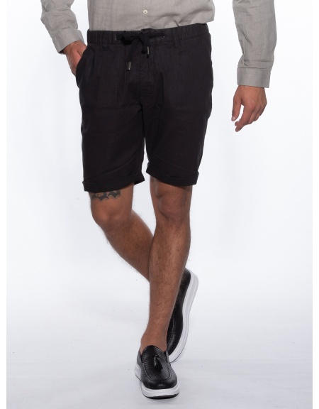 OVER-D Βερμούδα Chino OM624BR Μαύρο OVER-D - 1