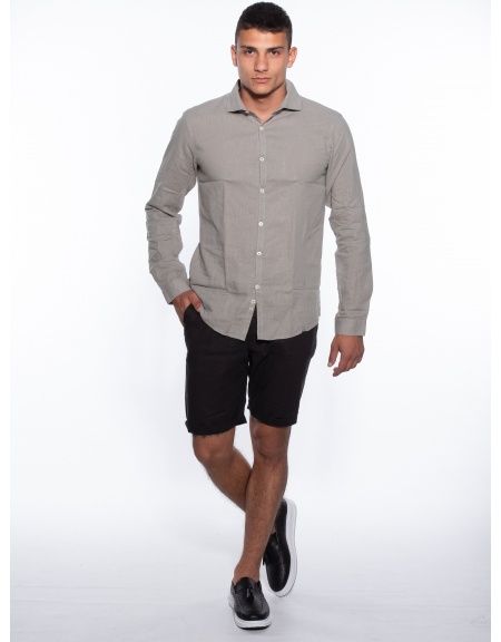 OVER-D Βερμούδα Chino OM624BR Μαύρο OVER-D - 6