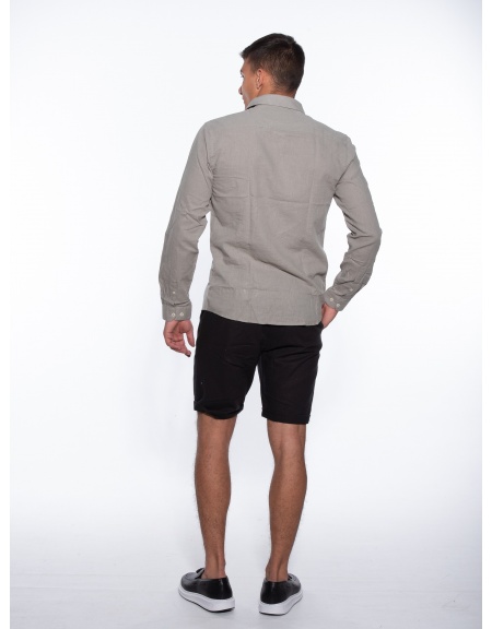 OVER-D Βερμούδα Chino OM624BR Μαύρο OVER-D - 7