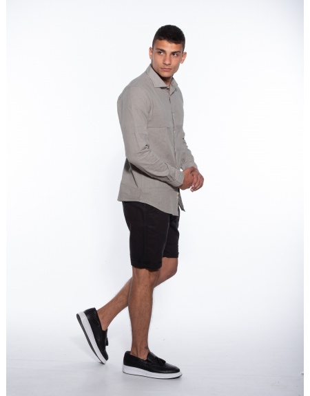 OVER-D Βερμούδα Chino OM624BR Μαύρο OVER-D - 8