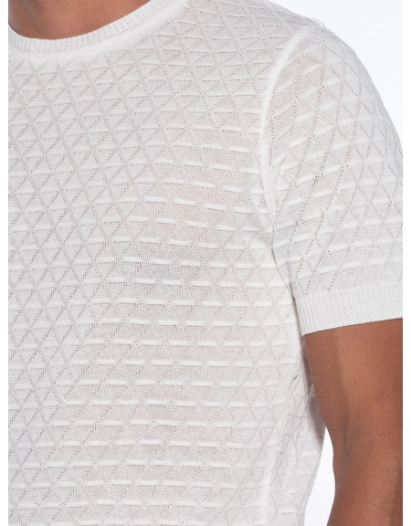 OVER-D T-shirt thread OM779MG Ecru OVER-D - 5