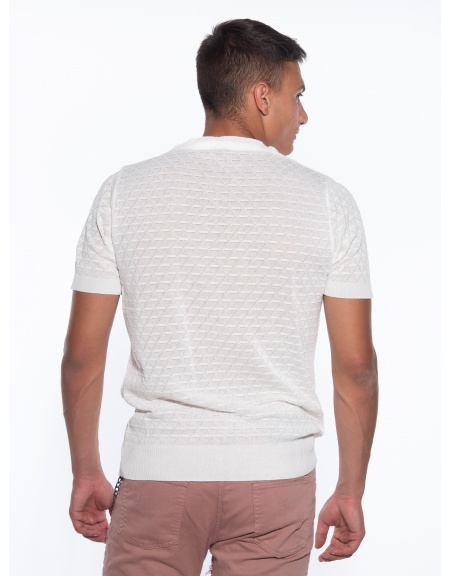 OVER-D T-shirt thread OM779MG Ecru OVER-D - 2