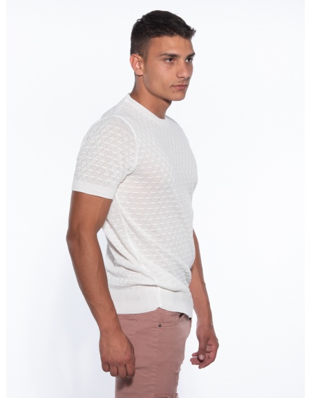 OVER-D T-shirt thread OM779MG Ecru OVER-D - 3