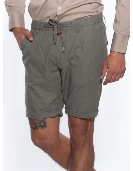 OVER-D Βερμούδα Chino OM624BR Λαδί OVER-D - 11
