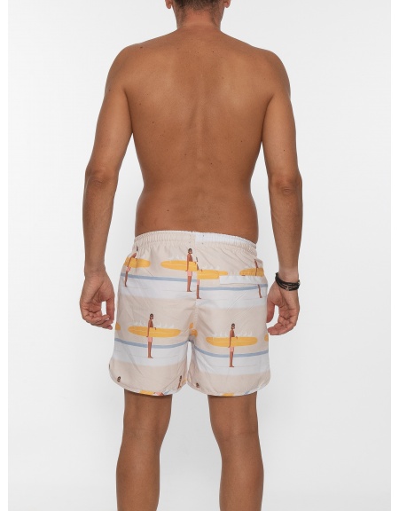 TAG Μαγιό SUB TMS21325 Λευκό - Μπεζ TAG - 2