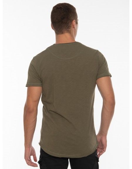 GABBA T-shirt Konrad Slub Tee P5353 Χακί GABBA - 2