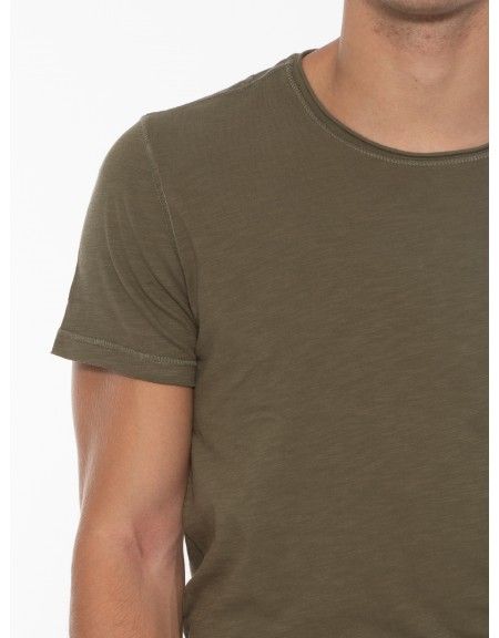 GABBA T-shirt Konrad Slub Tee P5353 Χακί GABBA - 6