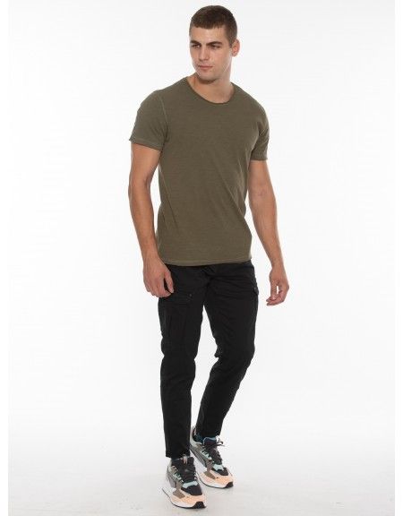 GABBA T-shirt Konrad Slub Tee P5353 Χακί GABBA - 7