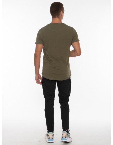 GABBA T-shirt Konrad Slub Tee P5353 Χακί GABBA - 8