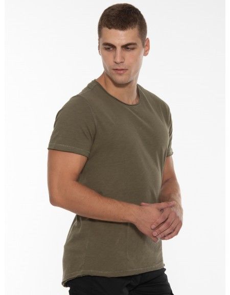 GABBA T-shirt Konrad Slub Tee P5353 Χακί GABBA - 4