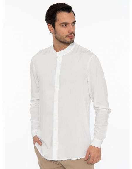 19 ATHENS Shirt mao K22-1004 White NINETEEN - 4