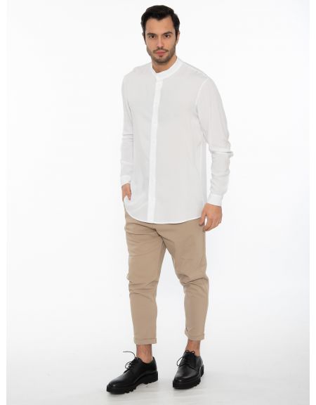 19 ATHENS Shirt mao K22-1004 White NINETEEN - 9