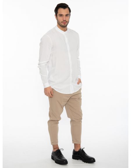 19 ATHENS Shirt mao K22-1004 White NINETEEN - 8