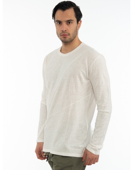 LA HAINE Μπλούζα 3J KONAN Λευκό LA HAINE - 4