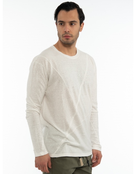 LA HAINE Μπλούζα 3J KONAN Λευκό LA HAINE - 3