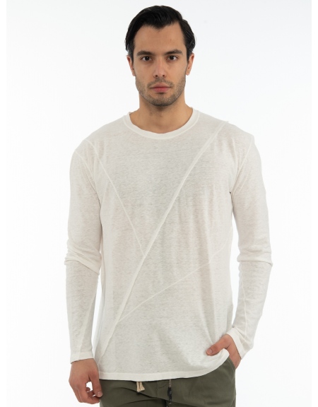 LA HAINE Μπλούζα 3J KONAN Λευκό LA HAINE - 8