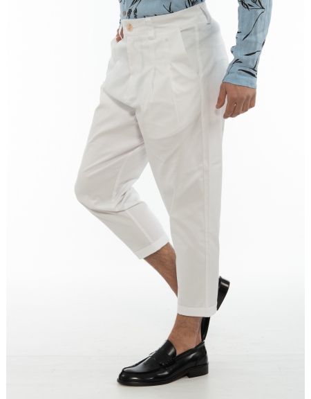 19 ATHENS Chino Trousers K22-1074 White NINETEEN - 4