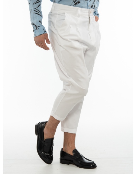 19 ATHENS Chino Trousers K22-1074 White NINETEEN - 3