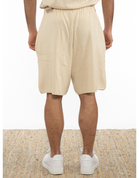 OVER-D Βερμούδα νημάτινη OT1S2S2S23 Μπεζ OVER-D - 2