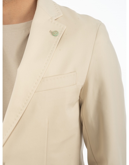 OVER-D Σακάκι OE1S2S2G02 Μπεζ OVER-D - 5