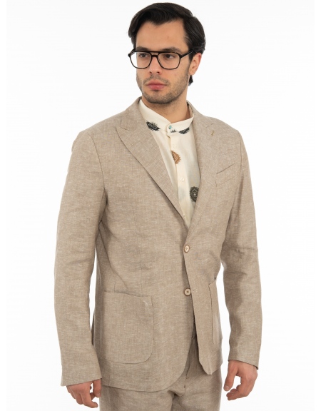 OVER-D Σακάκι OE1S2S2G11 Μπεζ OVER-D - 3